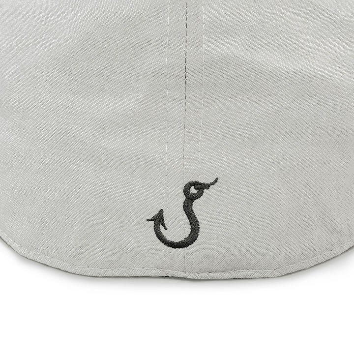 The Cape Codder Boston Scally Cap Fish Hook & Grey Sand Cotton