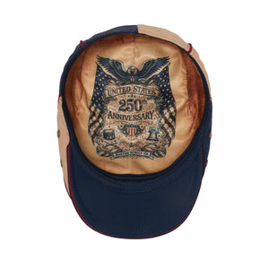 The 250th Anniversary Boston Scally Cap - Patriot Navy and Colonial Tan - alternate image 3