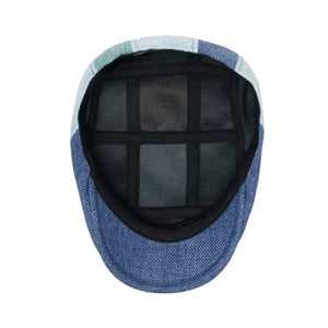 The Saltbox Boston Scally Cap - Blue Patchwork - alternate image 3