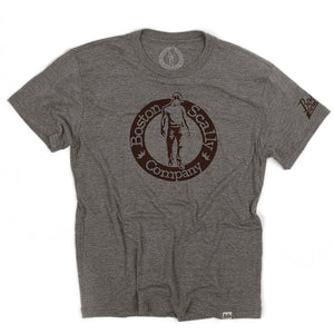 Boston Scally The Tee T-Shirt - Grey - featured image