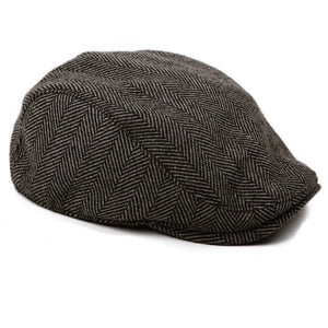 The Original Boston Scally Cap - Grey Herringbone - featured image