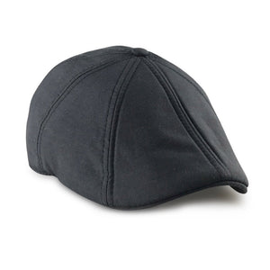 The Caddy Boston Scally Cap - Black - featured image