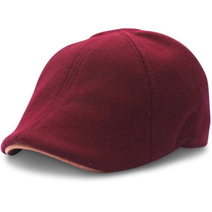 The Kenmore Boston Scally Cap - Crimson & Brown Brim - alternate image 2