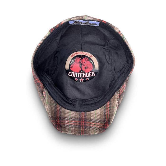The Contender Boston Scally Cap - Ale-Wood Plaid - alternate image