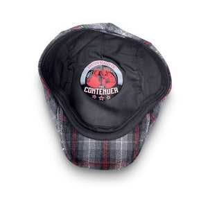 The Contender Boston Scally Cap - Black & Smoke Plaid - alternate image 2