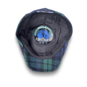 The Contender Black Watch Boston Scally Cap - Clover & Navy - alternate image 2