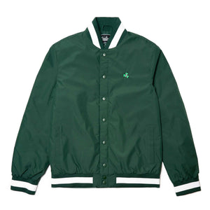 Boston Scally The Shamrock Varsity Jacket - Forest Green - featured image