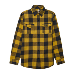 Boston Scally The Flannel - Black & Gold - featured image