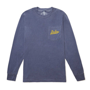 Boston Scally The Majestic Rose Long Sleeve Tee T-Shirt - Vintage Plum - featured image