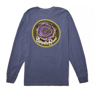 Boston Scally The Majestic Rose Long Sleeve Tee T-Shirt - Vintage Plum - alternate image 3