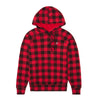 Boston Scally The Buffalo Hoodie - Red and Black Plaid - featured image