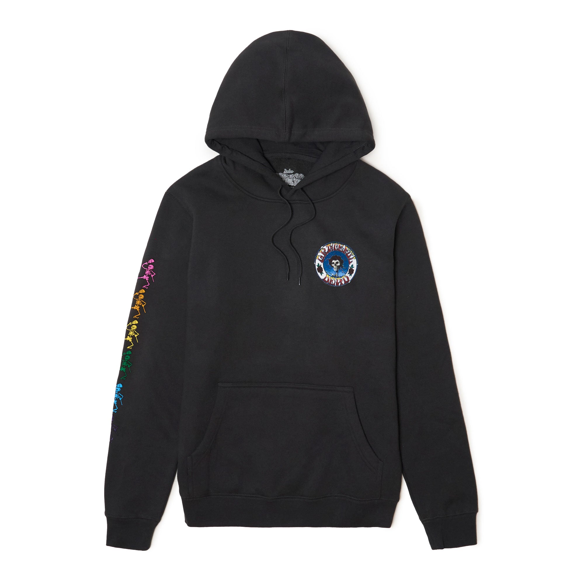 【激レア】GRATEFUL DEAD パーカー XL BOSTON, MA Boston Scally The Grateful Dead Dancing Skeleton Hoodie - Black