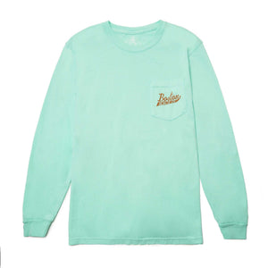 Boston Scally Julep Long Sleeve Tee T-Shirt - Mint Green - featured image