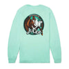Boston Scally Julep Long Sleeve Tee T-Shirt - Mint Green - alternate image 2