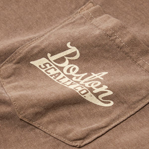 Boston Scally The Donut Pocket Tee T-Shirt - Frosted Chocolate - alternate image 3