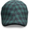 The Brogue Boston Scally Cap - Forest Green & Black Plaid - alternate image 3