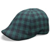 The Brogue Boston Scally Cap - Forest Green & Black Plaid - alternate image 6