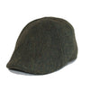 The Donnybrook Boston Scally Cap - Dark Olive Green Herringbone - alternate image 2