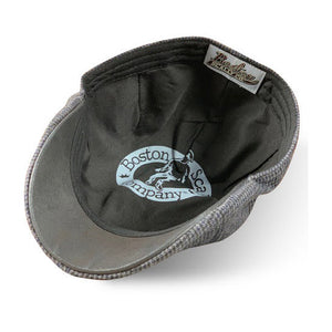 The Homage Boston Scally Cap - Black & Navy Houndstooth - alternate image 2