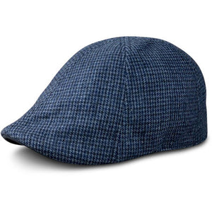 The Homage Boston Scally Cap - Black & Navy Houndstooth - alternate image 3