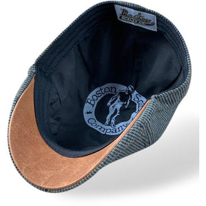 The Homage Boston Scally Cap - Clover & Navy Houndstooth - alternate image 5