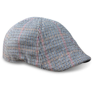 The Homage Boston Scally Cap - Grey & Navy Houndstooth - alternate image 2