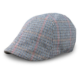 The Homage Boston Scally Cap - Grey & Navy Houndstooth - alternate image 4