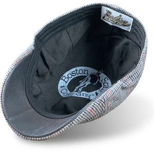 The Homage Boston Scally Cap - Grey & Navy Houndstooth - alternate image 6