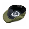 The Responder Single Panel Boston Scally Cap - Military Green & Camo - alternate image 2