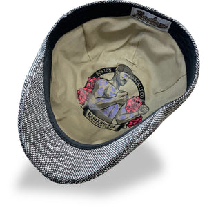 The Bareknuckle Boston Scally Cap - Iron & Gravel - alternate image 2