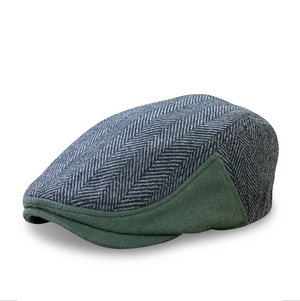 The Southie Boston Scally Cap - Grey Herringbone - alternate image 2