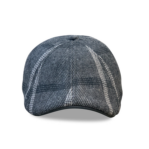 The Black Rose Peaky Boston Scally Cap - Black & Grey Plaid - alternate image 6