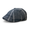 The Black Rose Peaky Boston Scally Cap - Black & Grey Plaid - alternate image 5