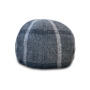 The Black Rose Peaky Boston Scally Cap - Black & Grey Plaid - alternate image 9