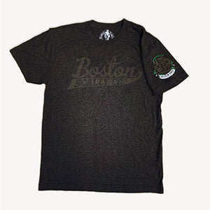 Boston Scally The Black Rose Tee T-Shirt - Black - featured image