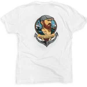Boston Scally The Sailor Pocket Tee T-Shirt - White - alternate image 2