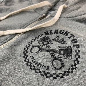 Boston Scally The Blacktop Zip-Up Hoodie - Vintage Grey - alternate image 2