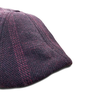 The Blood Rose Peaky Boston Scally Cap - Maroon Plaid - alternate image 4