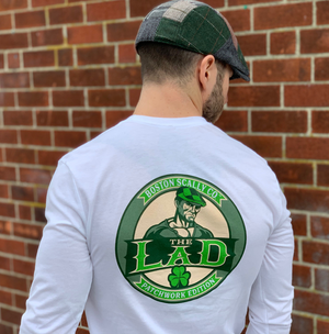 Boston Scally The Lad Long Sleeve Tee T-Shirt - White - alternate image 5