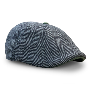 The Shamrock Peaky Boston Scally Cap - Grey Herringbone - featured image