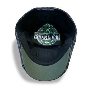 The Shamrock Peaky Boston Scally Cap - Grey Herringbone - alternate image 3