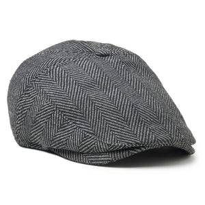 The Original 5-Panel Boston Scally Cap - Grey Herringbone - featured image