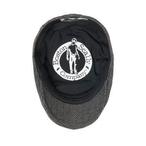 The Original 5-Panel Boston Scally Cap - Grey Herringbone - alternate image 2