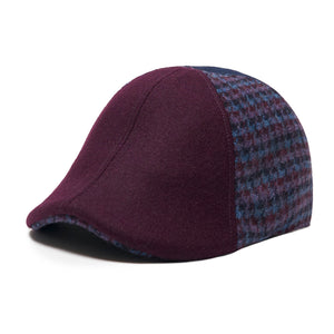 The All Heart Boston Scally Cap - Blue & Purple Plaid - alternate image 3