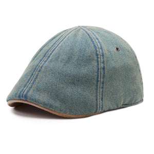 The Denim Worker Boston Scally Cap - Denim Blue - alternate image 4