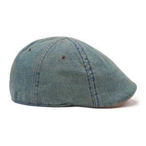 The Denim Worker Boston Scally Cap - Denim Blue - alternate image 9