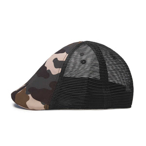 The Mesh Trucker Boston Scally Cap - Camo with Black - alternate image 8