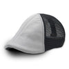 The Mesh Trucker Boston Scally Cap - Black with Grey - alternate image 4
