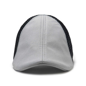 The Mesh Trucker Boston Scally Cap - Black with Grey - alternate image 5