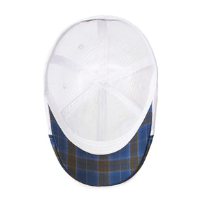 The Mesh Trucker Boston Scally Cap - Plaid with White - alternate image 3